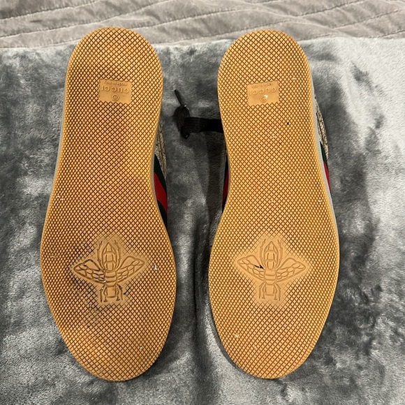 GUCCI | Stripes Monogram Blended Fabrics Street Style Leather Logo - Picture 5 of 7